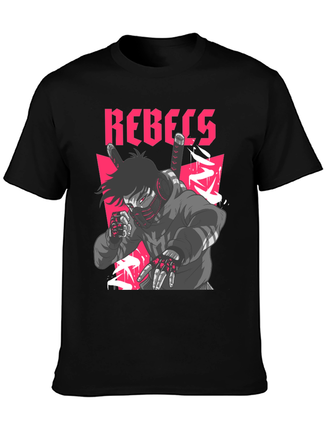 Rebels Graphic T-Shirt Urban Streetwear Tee