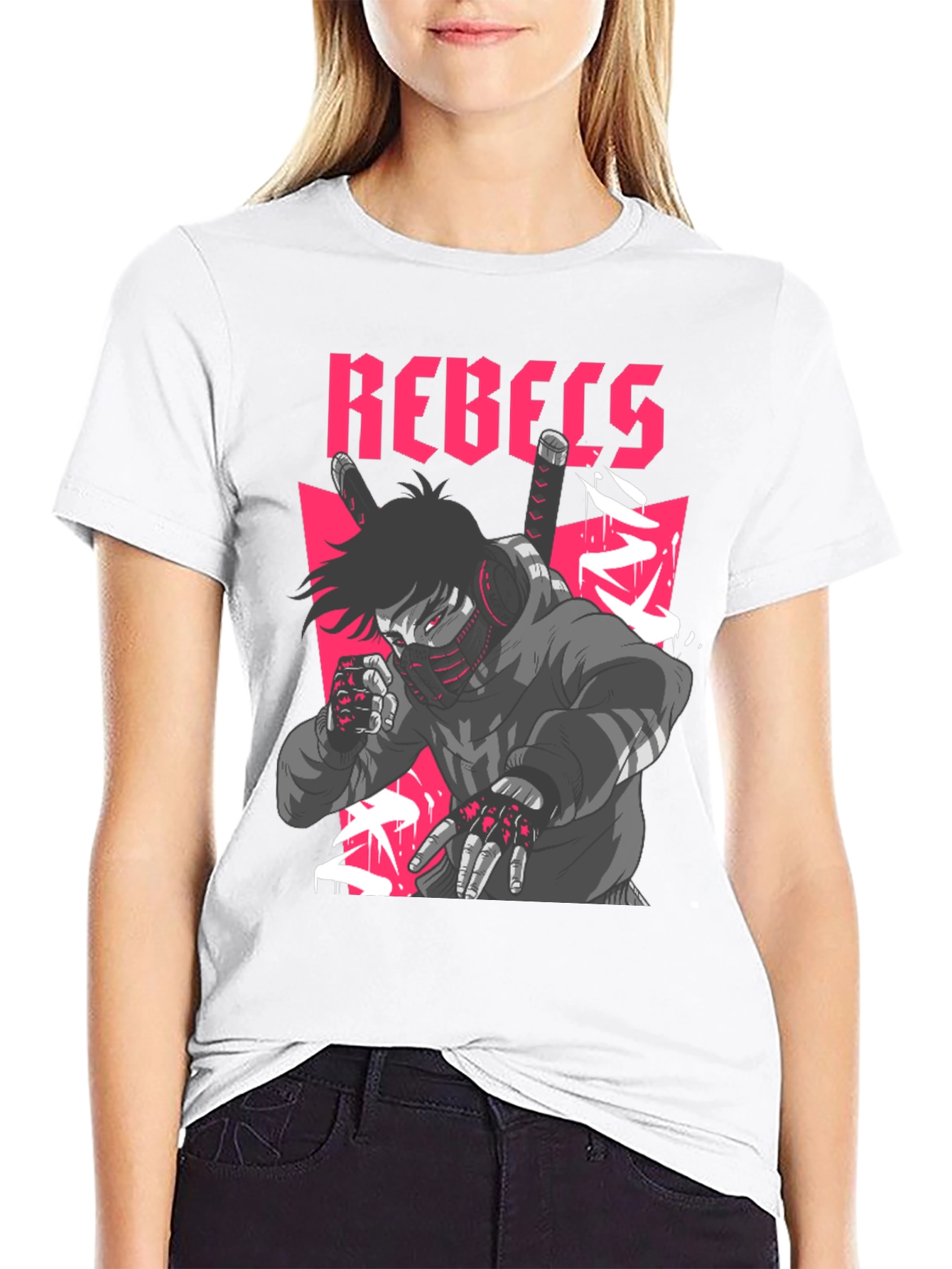 Rebels Graphic T-Shirt Urban Streetwear Tee