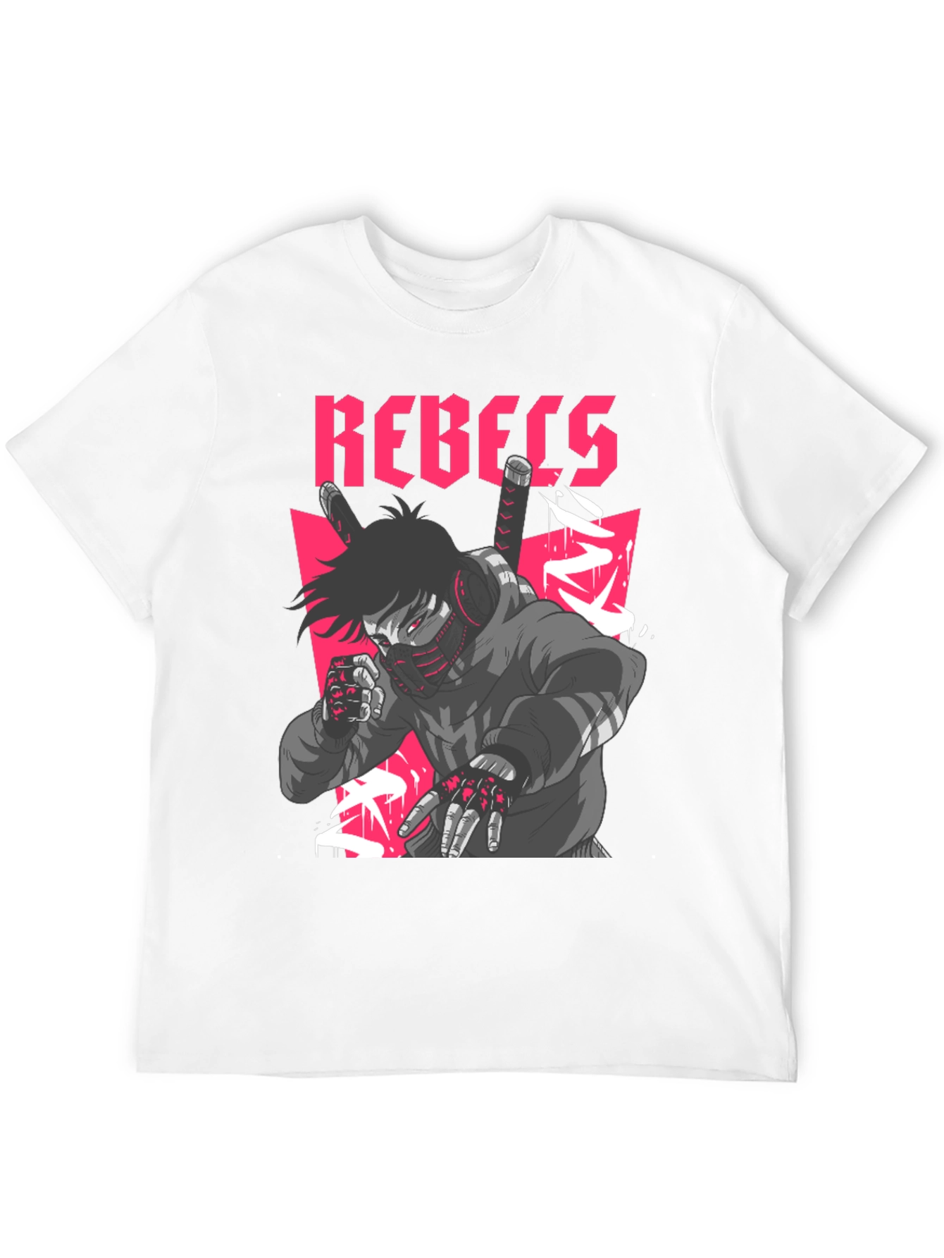 Rebels Graphic T-Shirt Urban Streetwear Tee