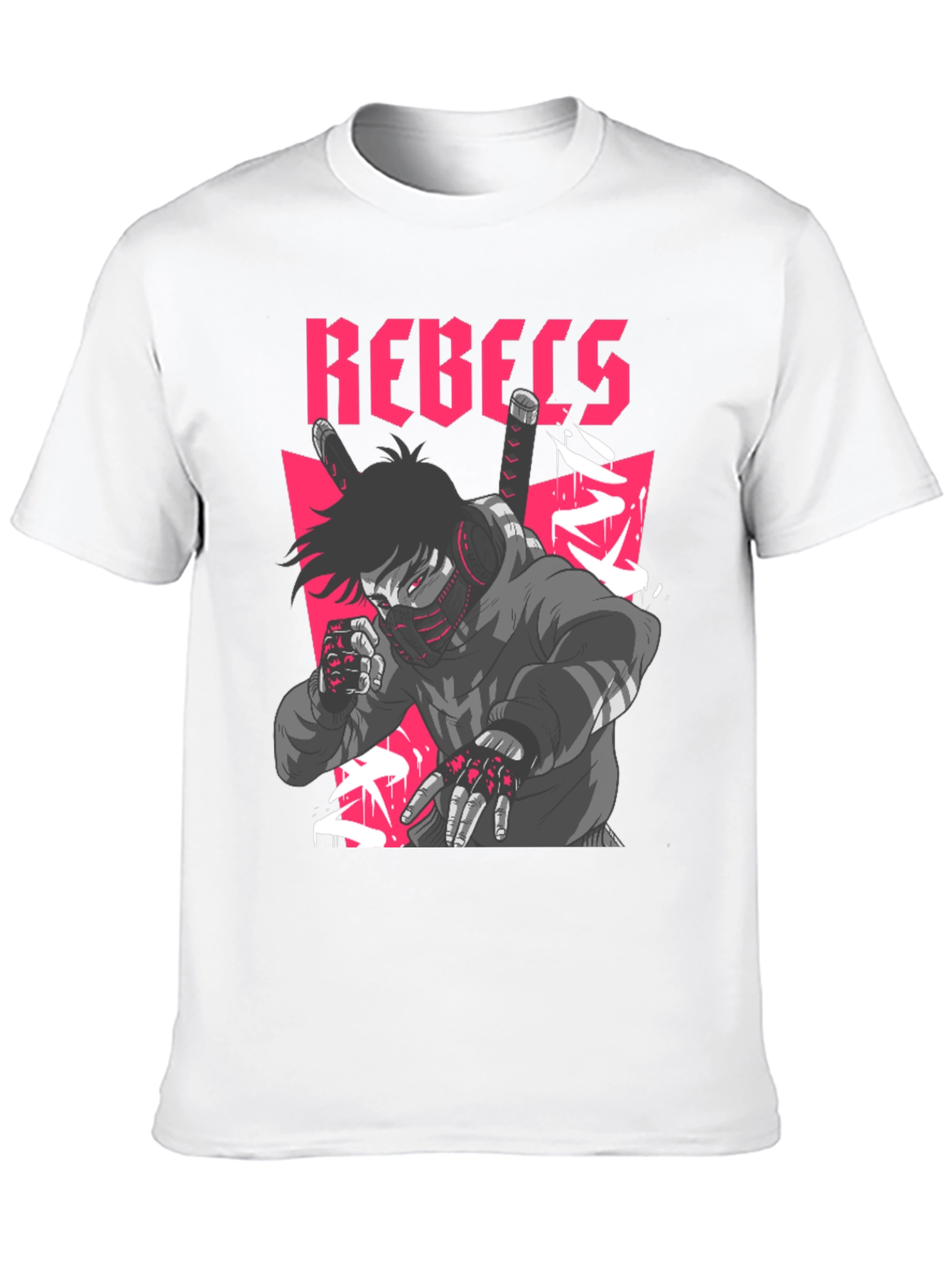 Rebels Graphic T-Shirt Urban Streetwear Tee