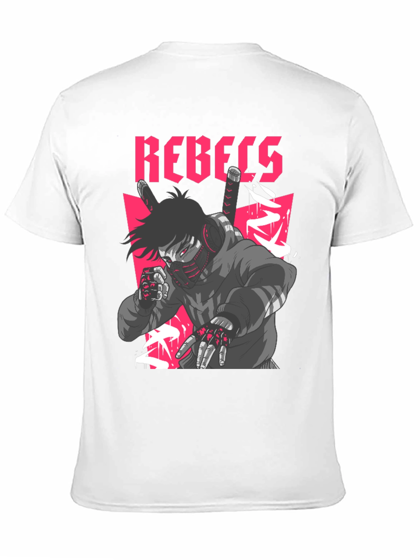 Rebels Graphic T-Shirt Urban Streetwear Tee