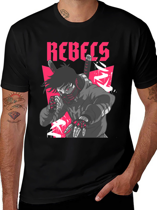 Rebels Graphic T-Shirt Urban Streetwear Tee