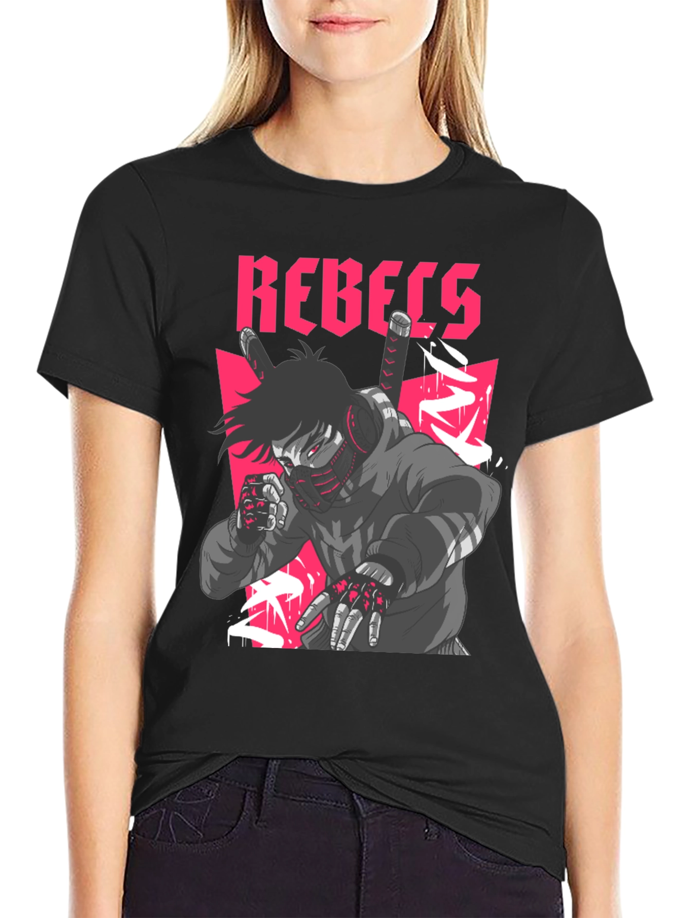 Rebels Graphic T-Shirt Urban Streetwear Tee