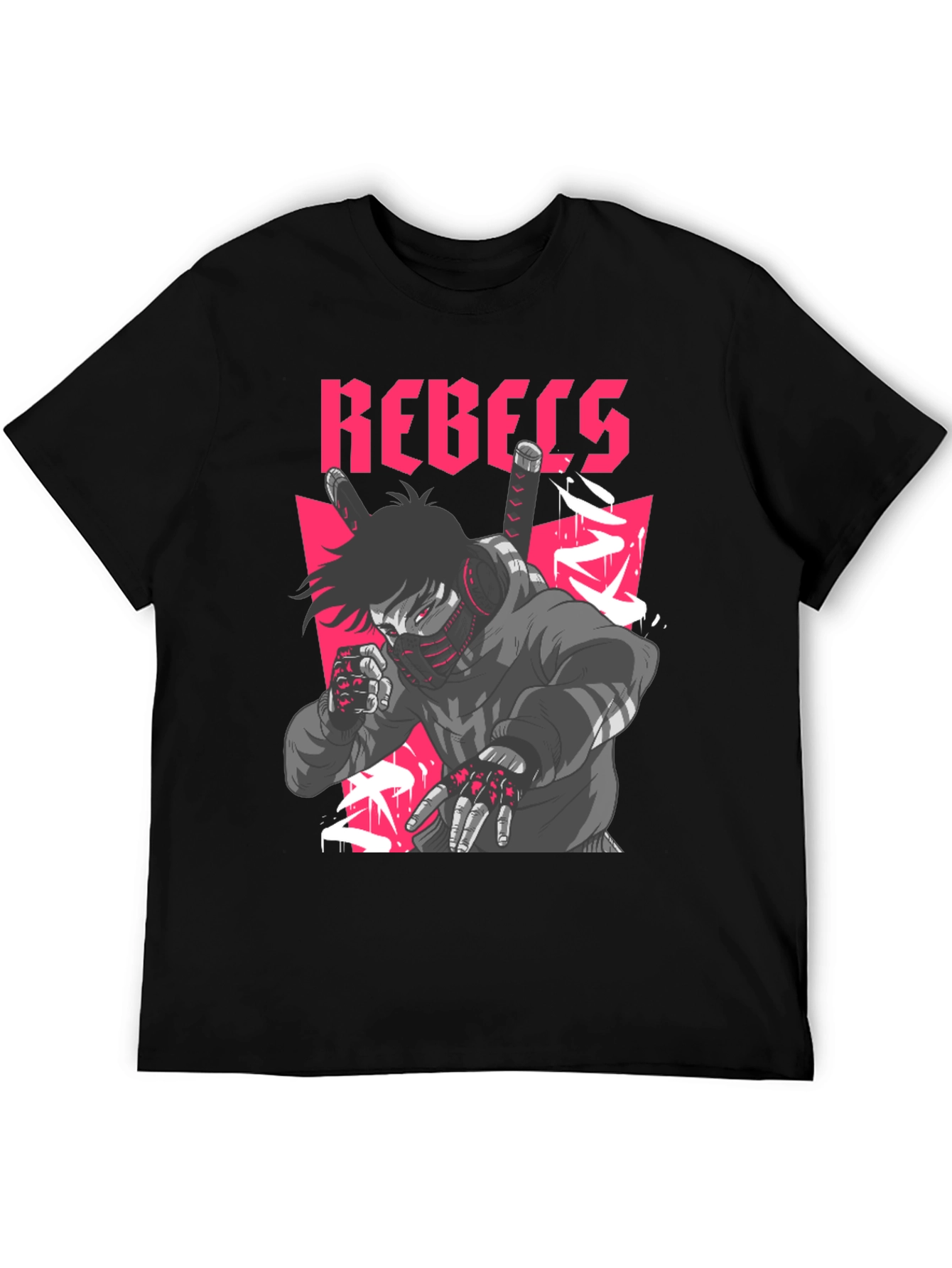 Rebels Graphic T-Shirt Urban Streetwear Tee