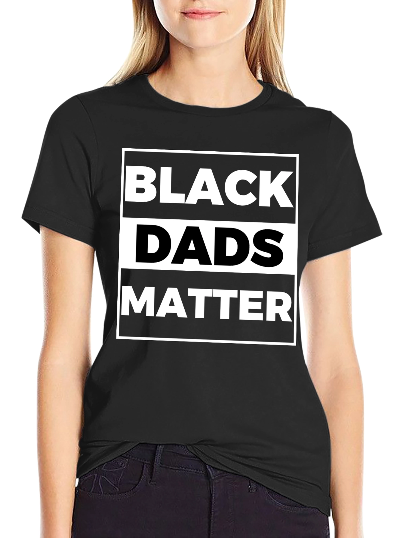 Black Dads Matter T-Shirt - Mens
