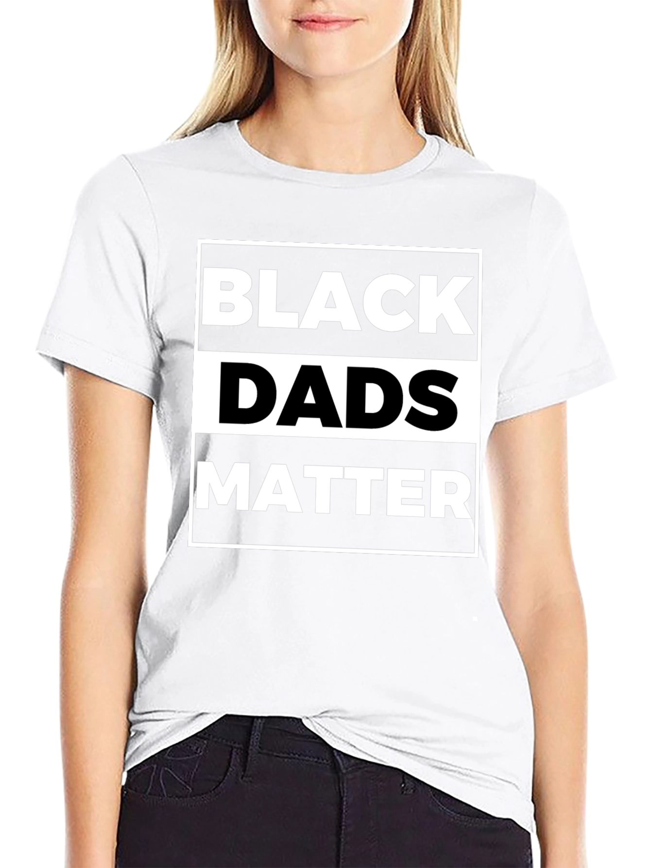 Black Dads Matter T-Shirt - Mens