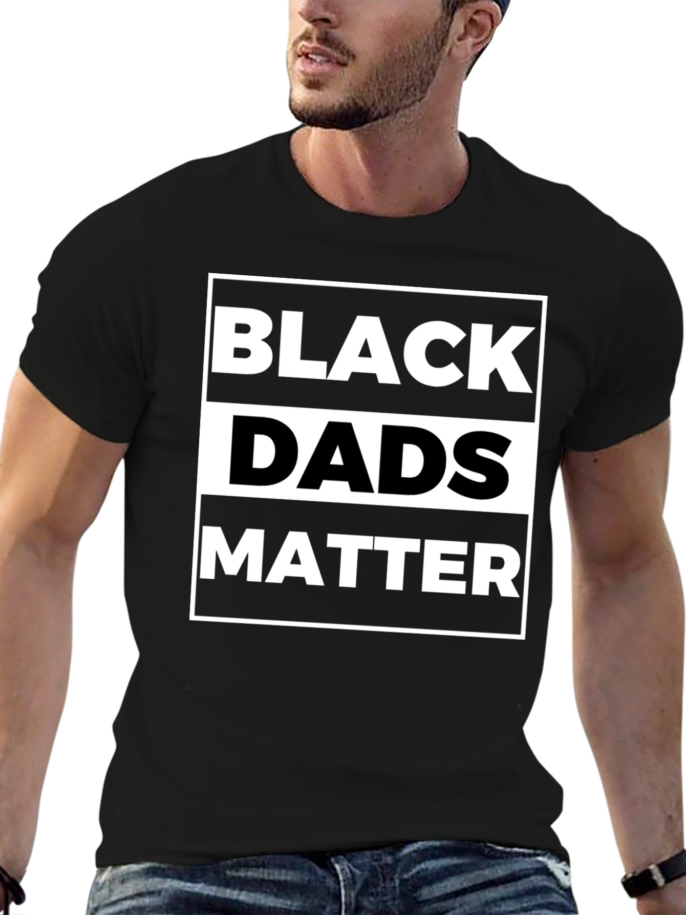 Black Dads Matter T-Shirt - Mens