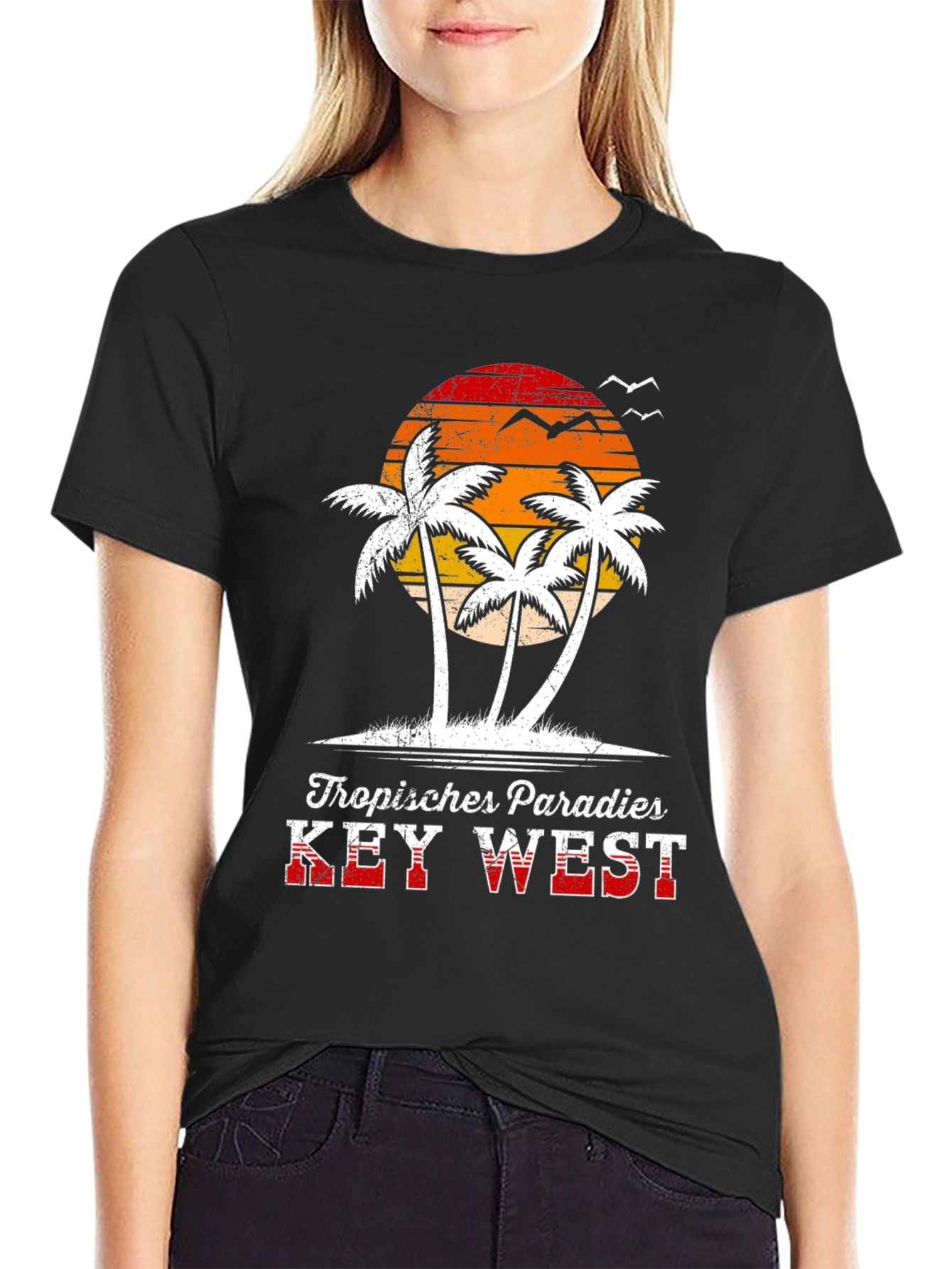Tropical Paradise Key West Graphic Tee
