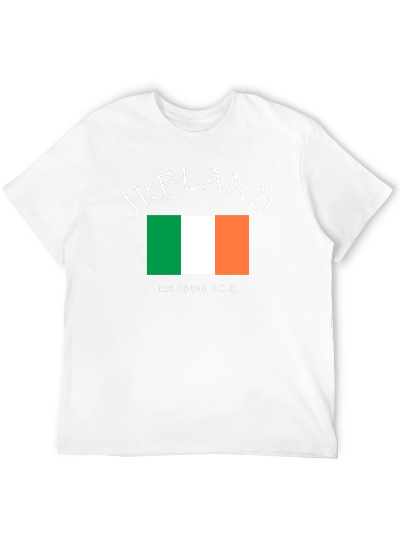 Ireland Flag T-Shirt - Black