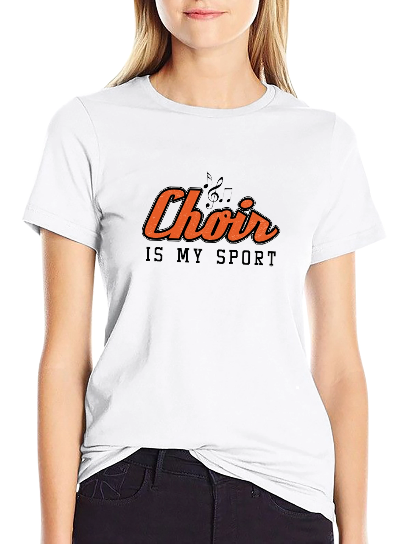 Choir is My Sport Black T-Shirt