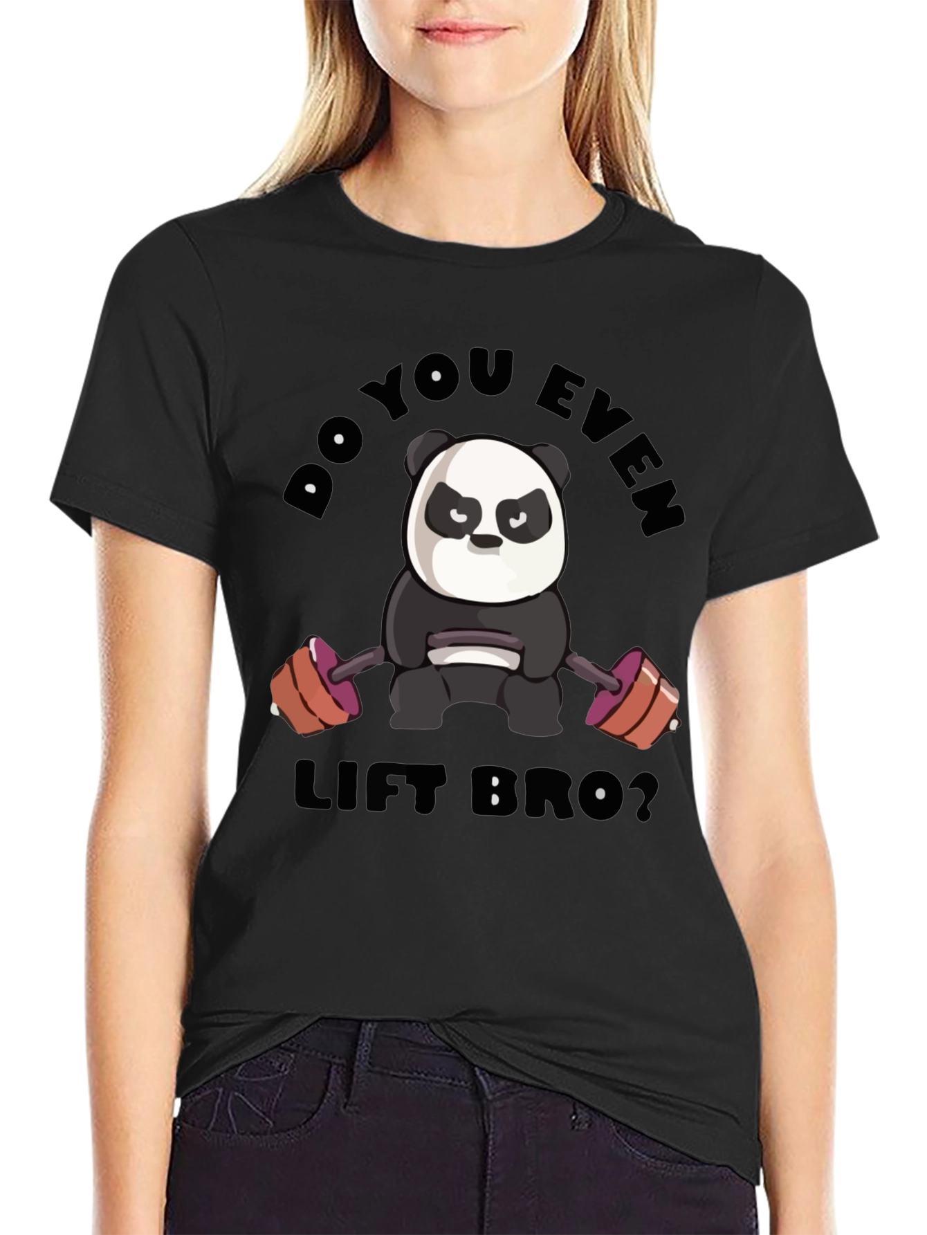 Do You Even Lift Bro Panda T-Shirt