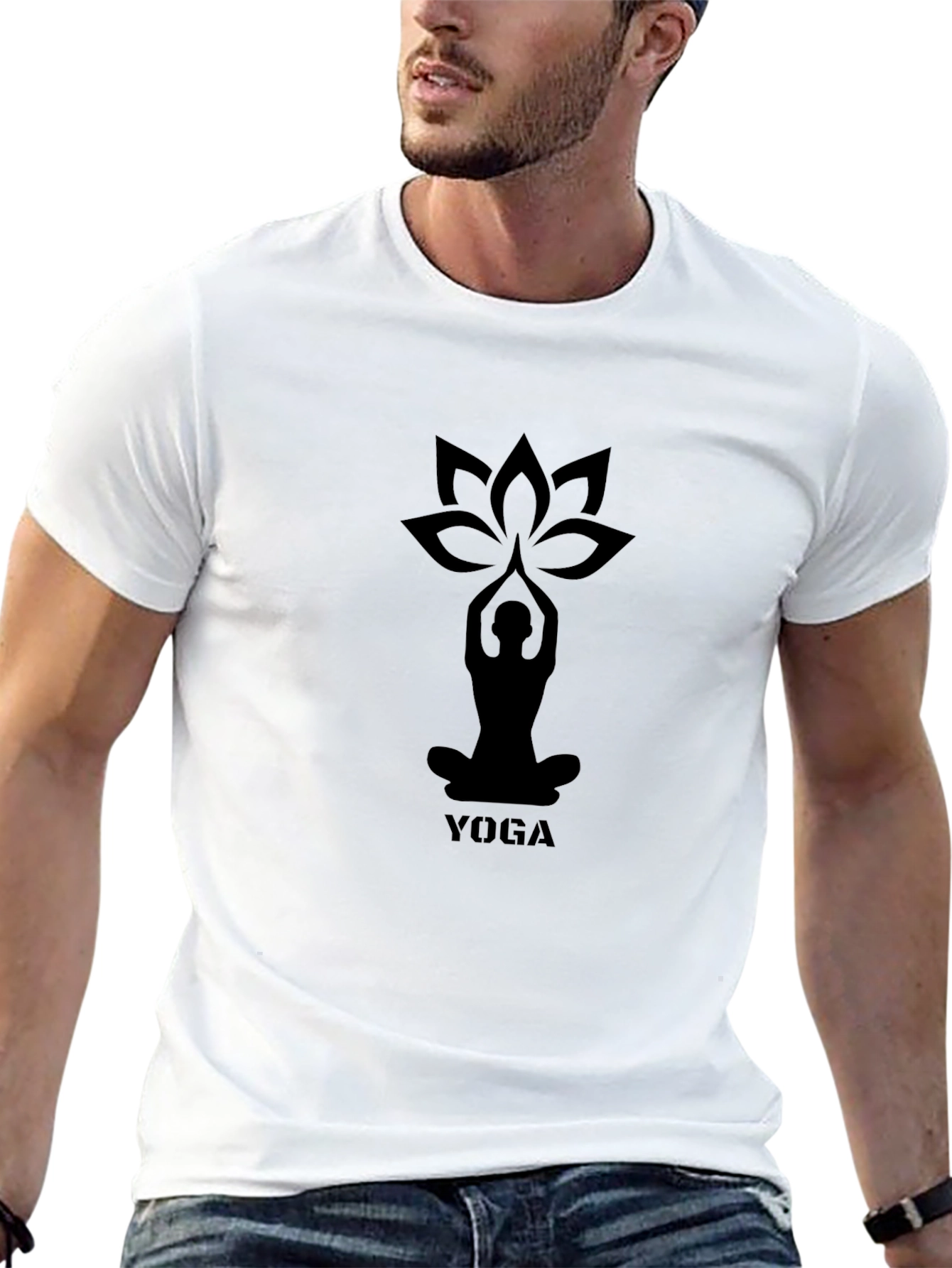 Yoga Lotus T-Shirt - Meditation Zen Design