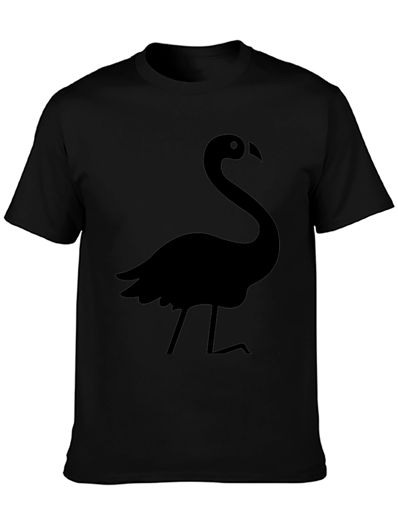 Black Flamingo Graphic Tee - Mens Casual Style