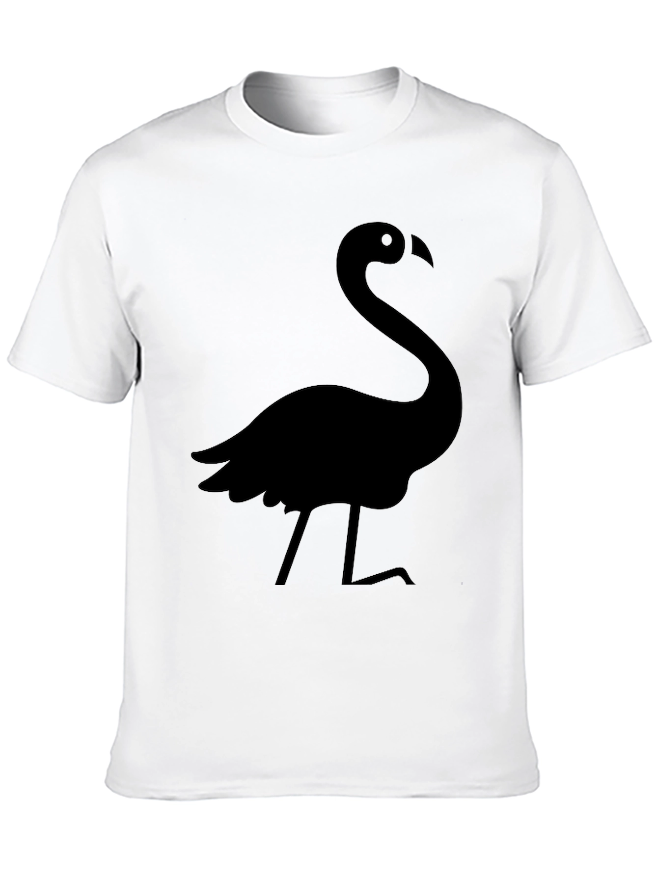 Black Flamingo Graphic Tee - Mens Casual Style