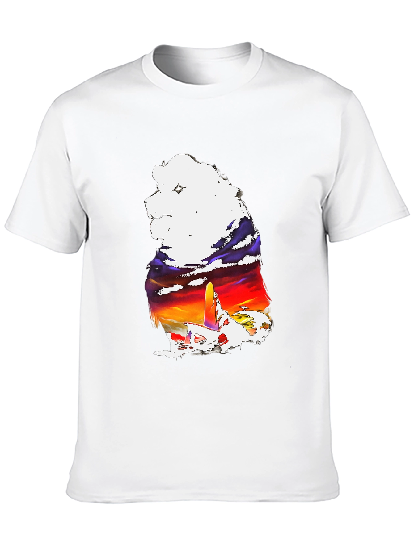 Bear Silhouette Sunset T-Shirt - Mens Graphic Tee