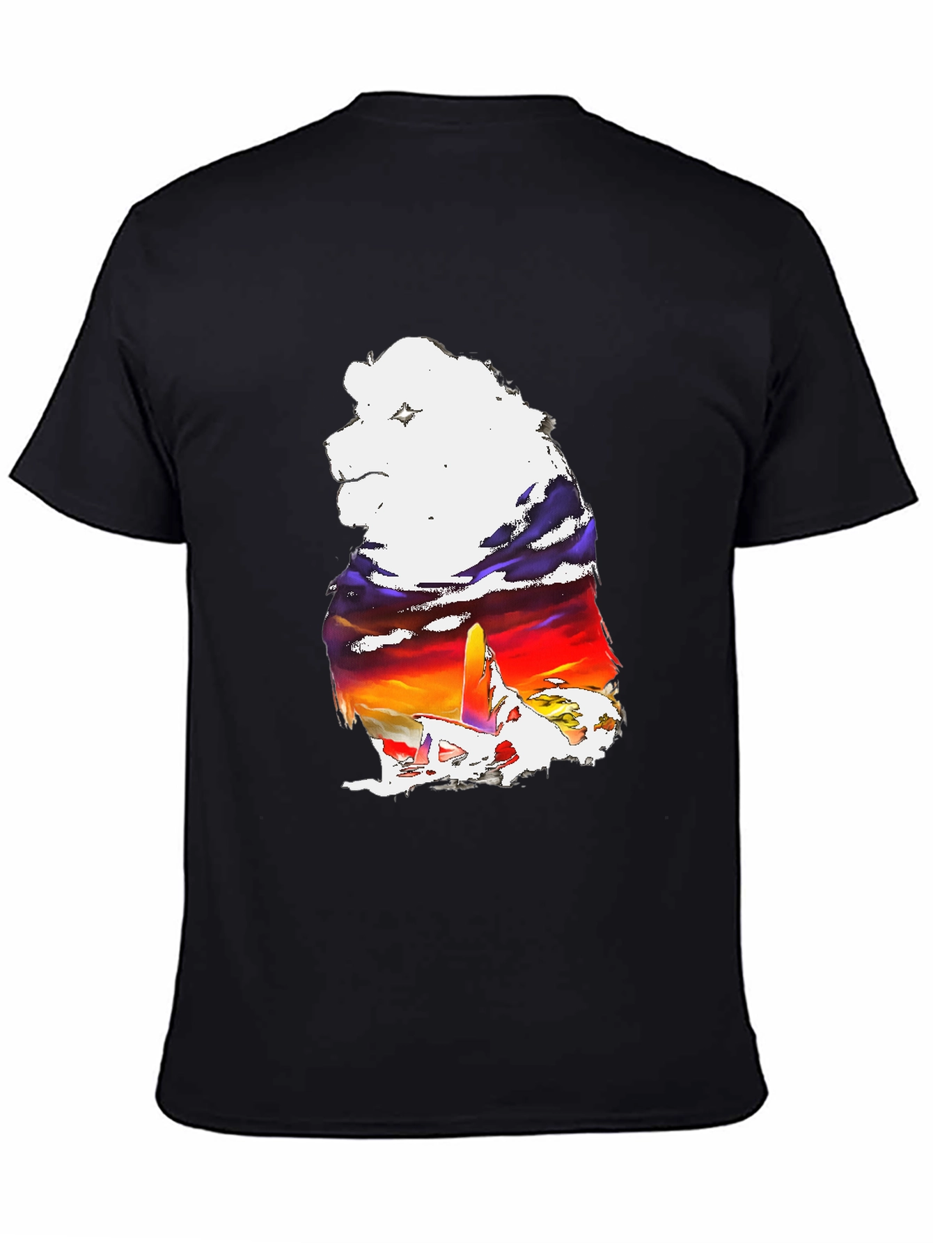 Bear Silhouette Sunset T-Shirt - Mens Graphic Tee