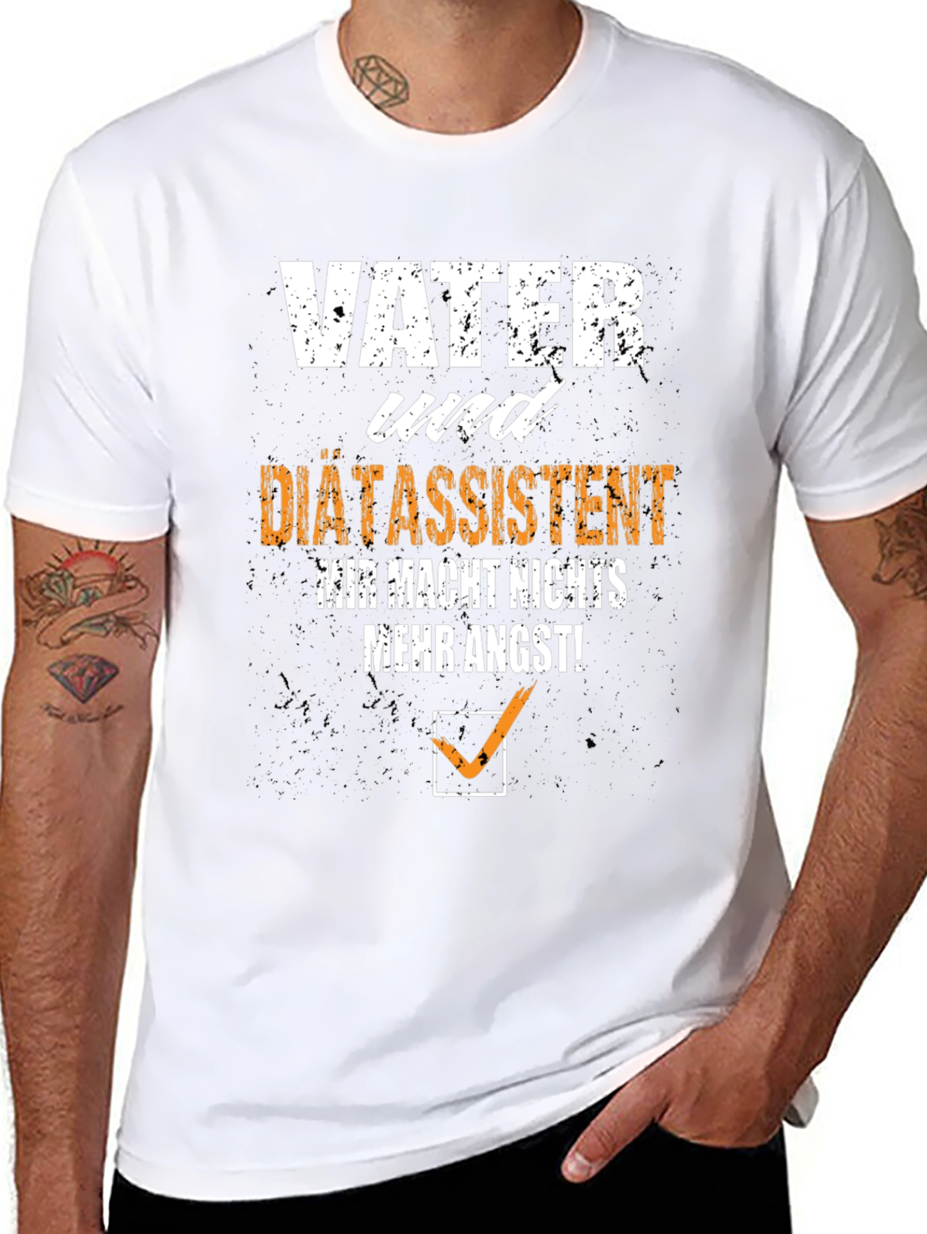 Vater und Diatassistent T-Shirt - Father Dietitian Tee