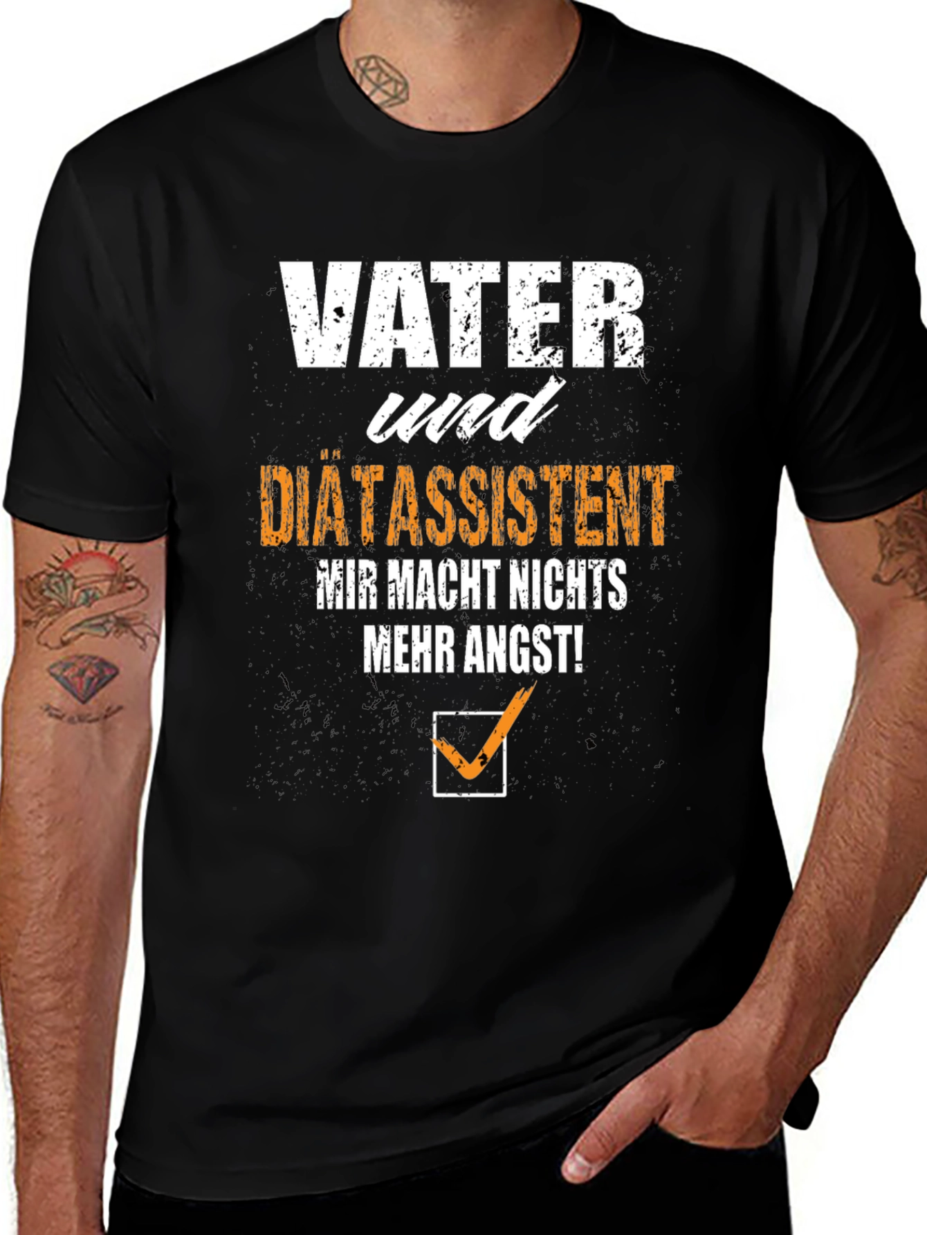 Vater und Diatassistent T-Shirt - Father Dietitian Tee