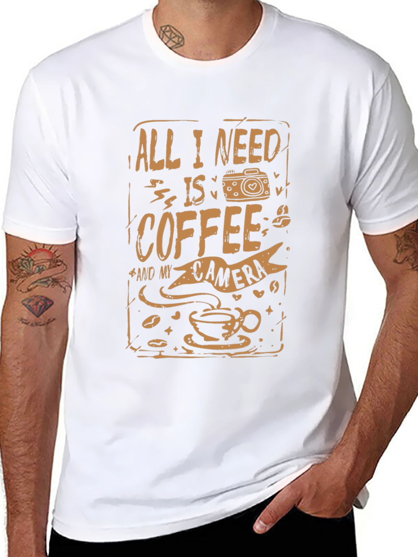 Coffee & Camera Graphic Tee - Photographers Essential