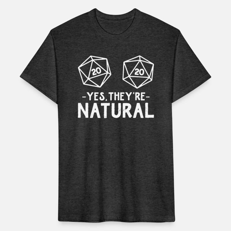 yes they are natural d20 dice