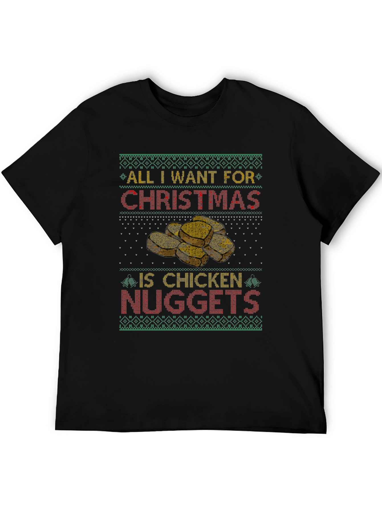 Chicken Nugget Christmas Sweater T-Shirt