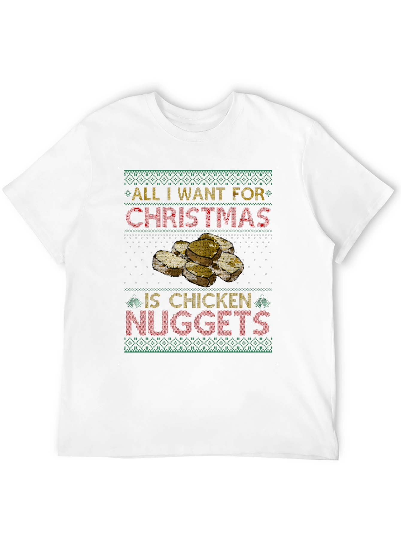 Chicken Nugget Christmas Sweater T-Shirt