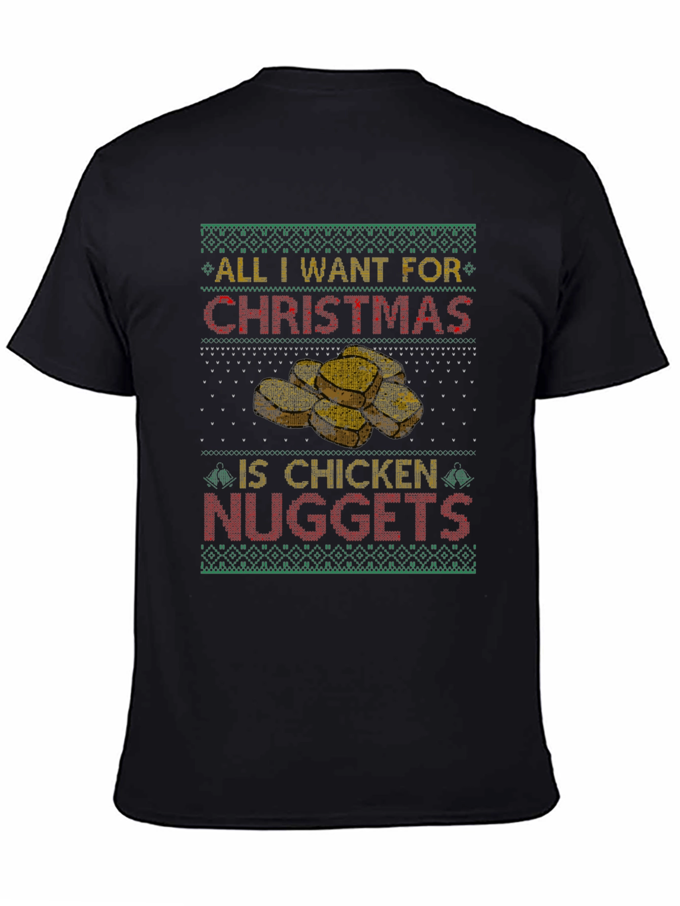 Chicken Nugget Christmas Sweater T-Shirt