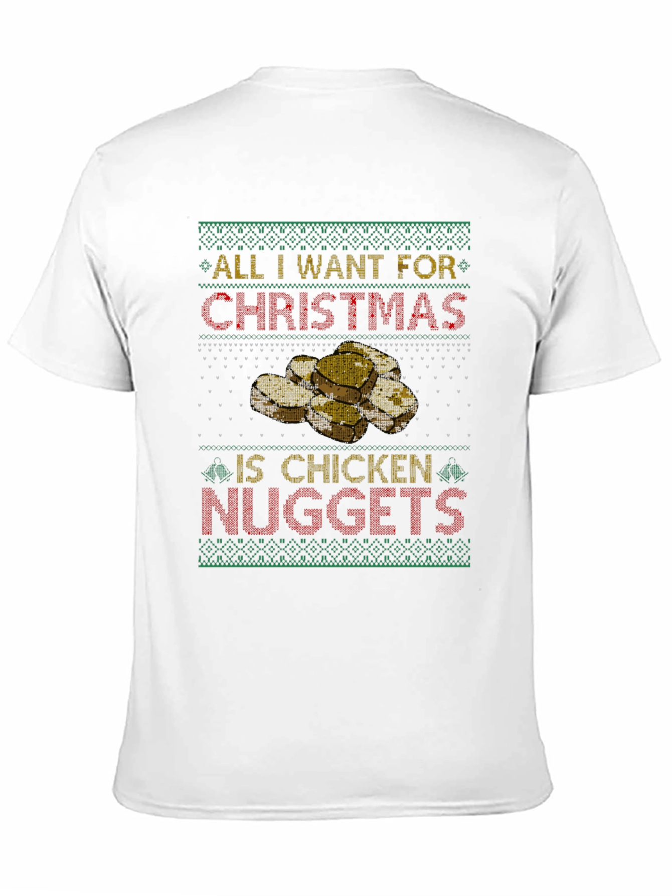 Chicken Nugget Christmas Sweater T-Shirt