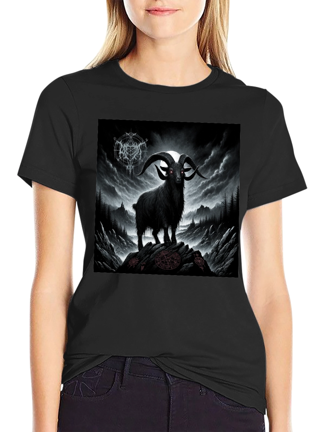 Black Goat T-Shirt - Occult Graphic Tee