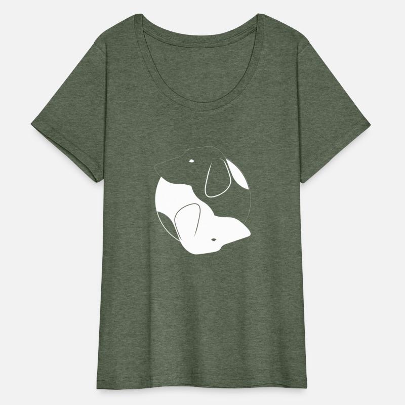 Yin Yang Dachshund Dog Symbol Zen Meditation
