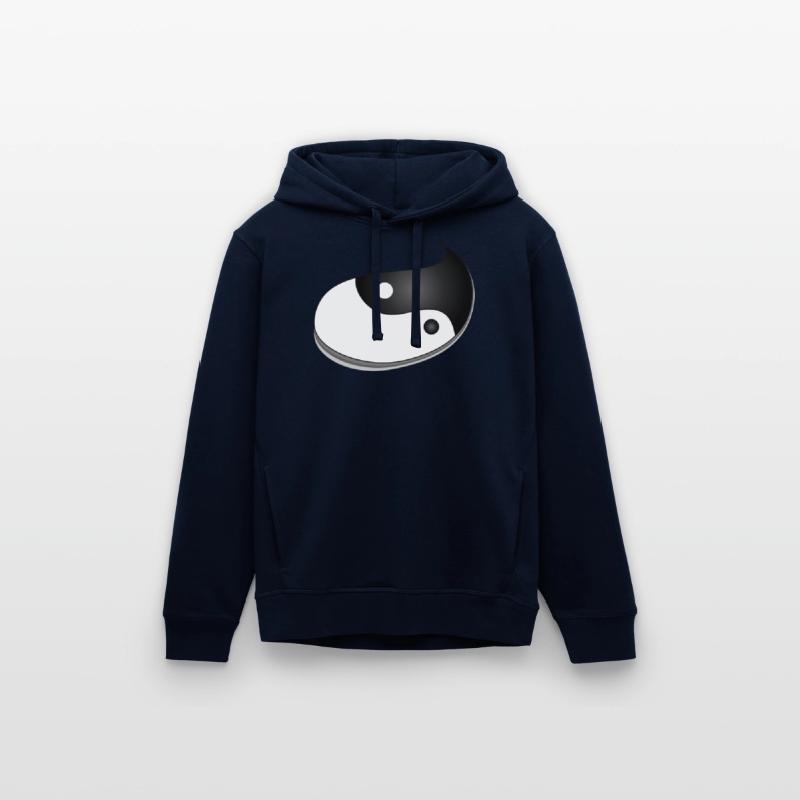 Yin-Yang Symbol in Drop Shape - Balance Design