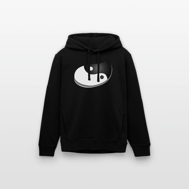 Yin-Yang Symbol in Drop Shape - Balance Design