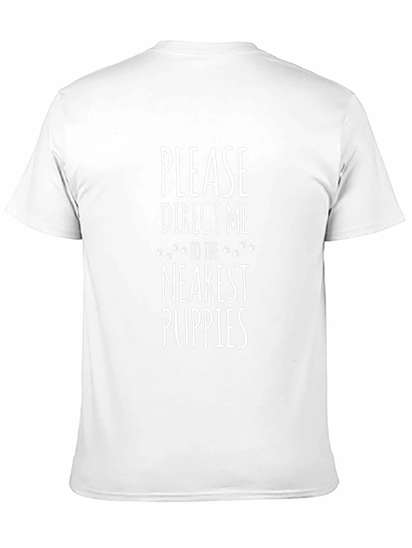 Puppies Please Black T-Shirt