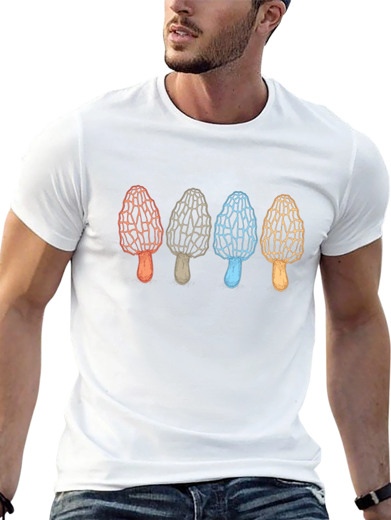Mushroom Graphic Tee - Unique Fungi Design