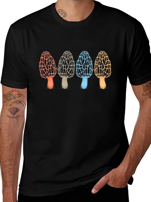 Mushroom Graphic Tee - Unique Fungi Design