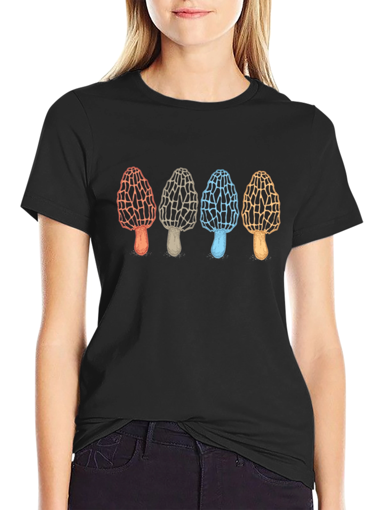 Mushroom Graphic Tee - Unique Fungi Design