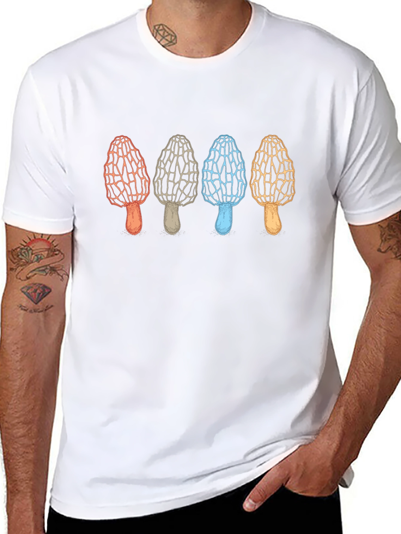 Mushroom Graphic Tee - Unique Fungi Design