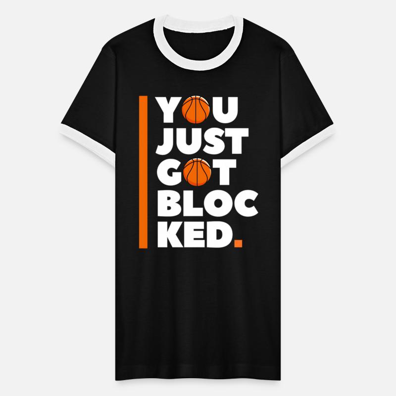 You just got blocked sports basketball lovers gift