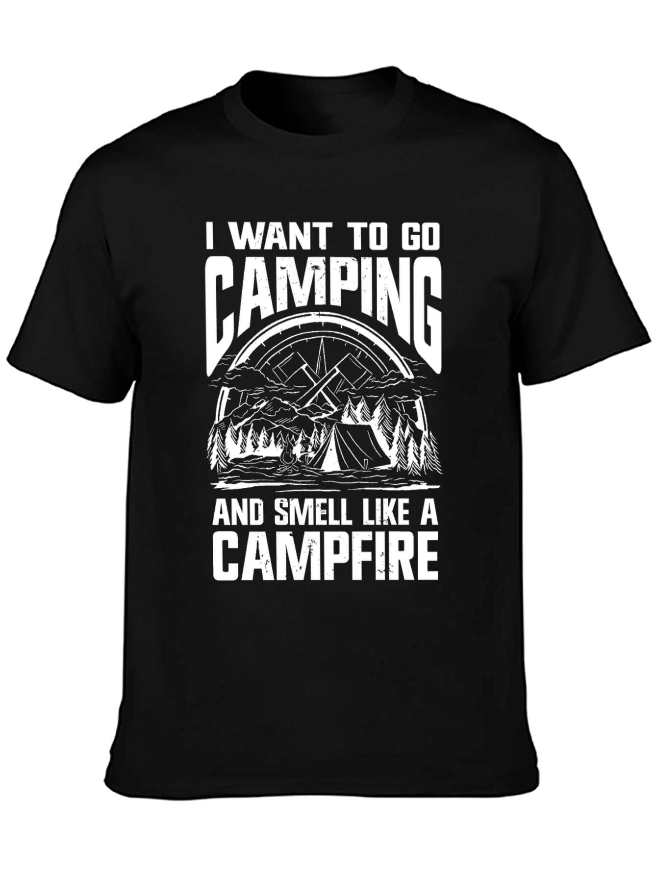 Camping Campfire Graphic Tee