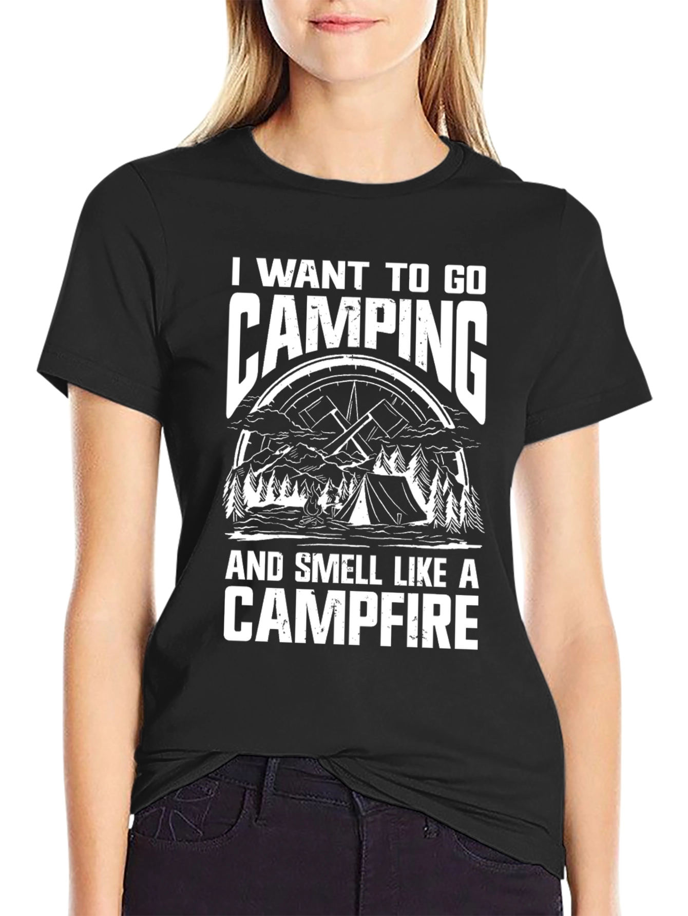 Camping Campfire Graphic Tee