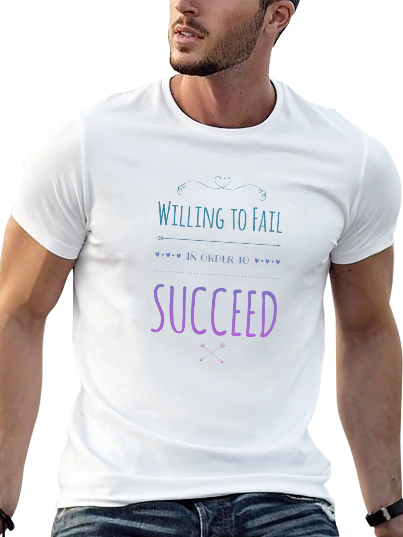 Willing to Fail T-Shirt - Success Motivational Tee