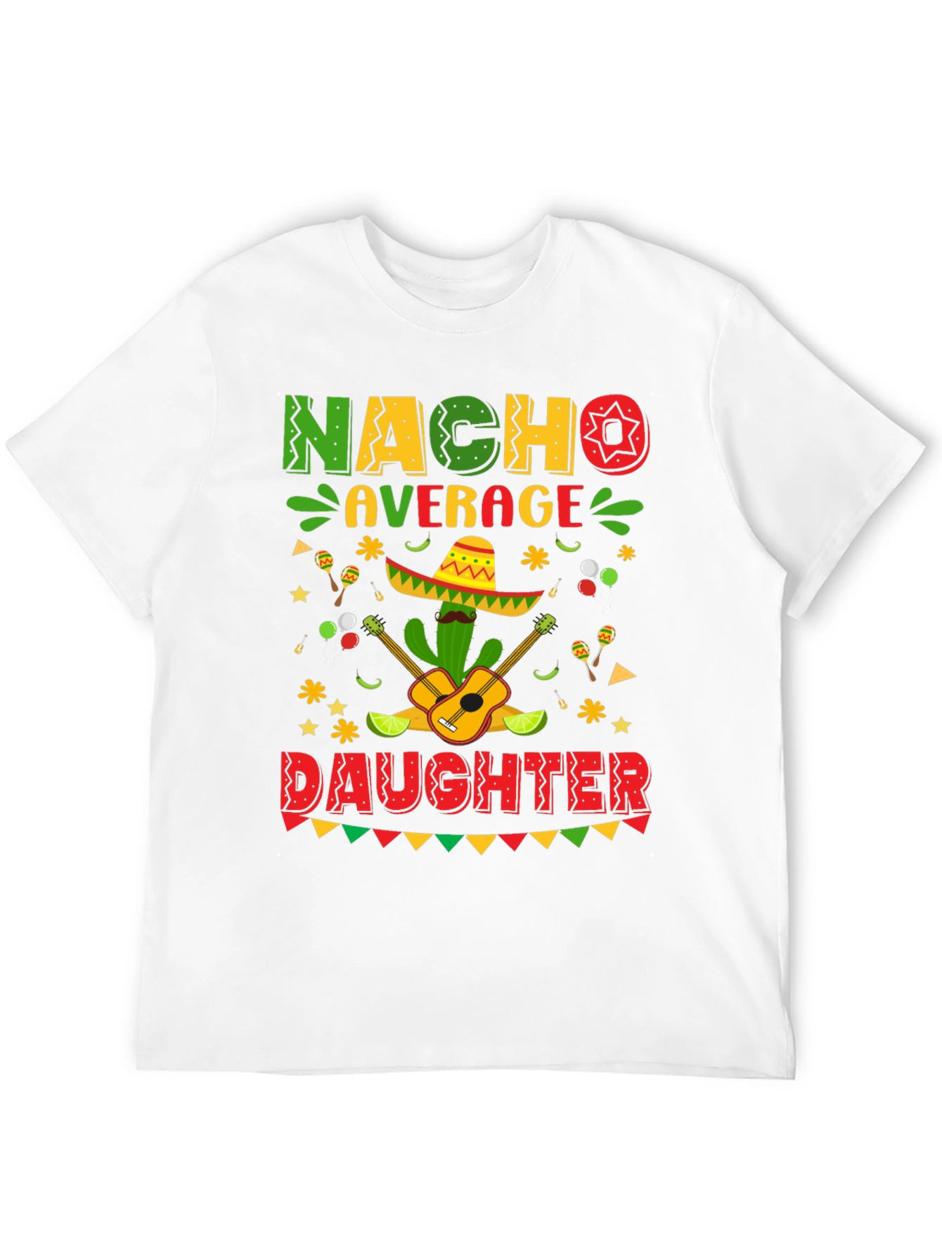 Nacho Average Daughter Cinco De Mayo Graphic Tee