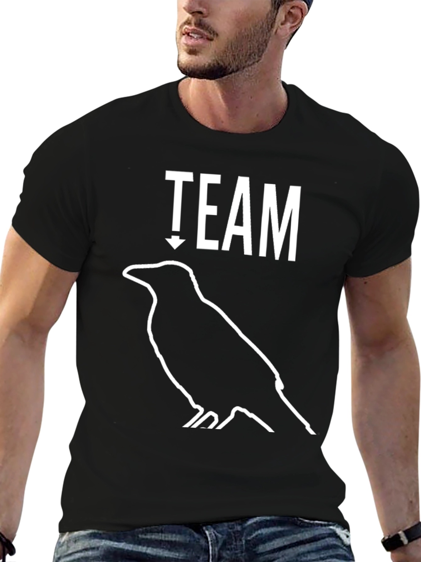 Team Raven Funny Bird T-Shirt