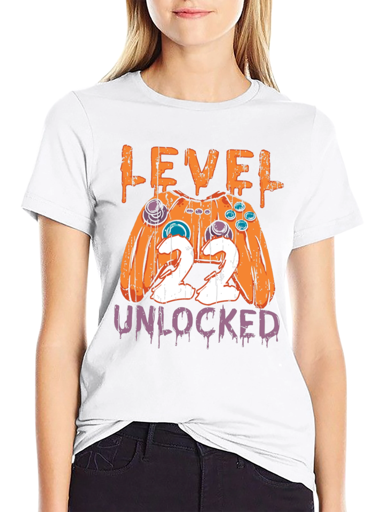 Level 22 Unlocked Gamer T-Shirt