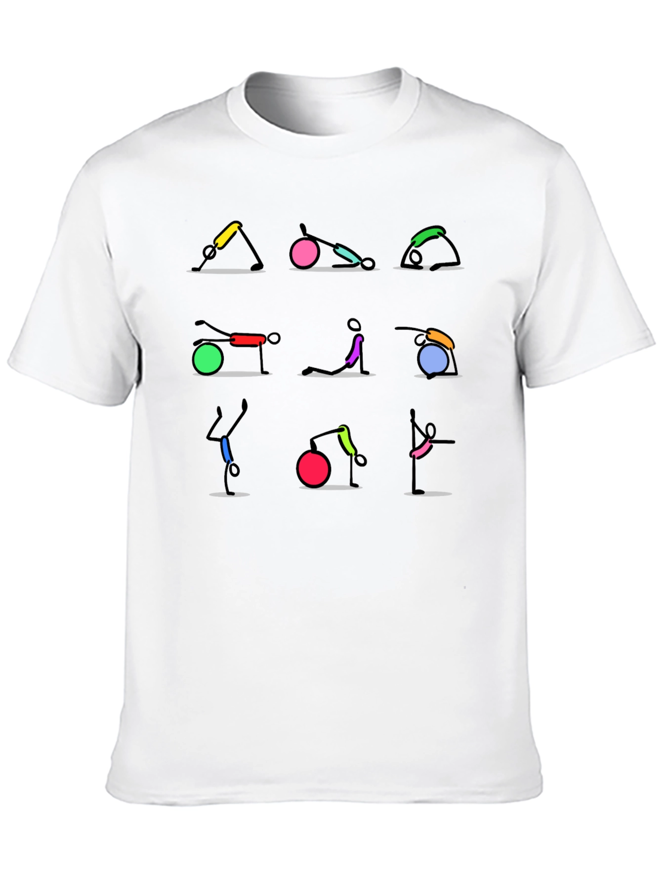 Yoga Pose Graphic T-Shirt