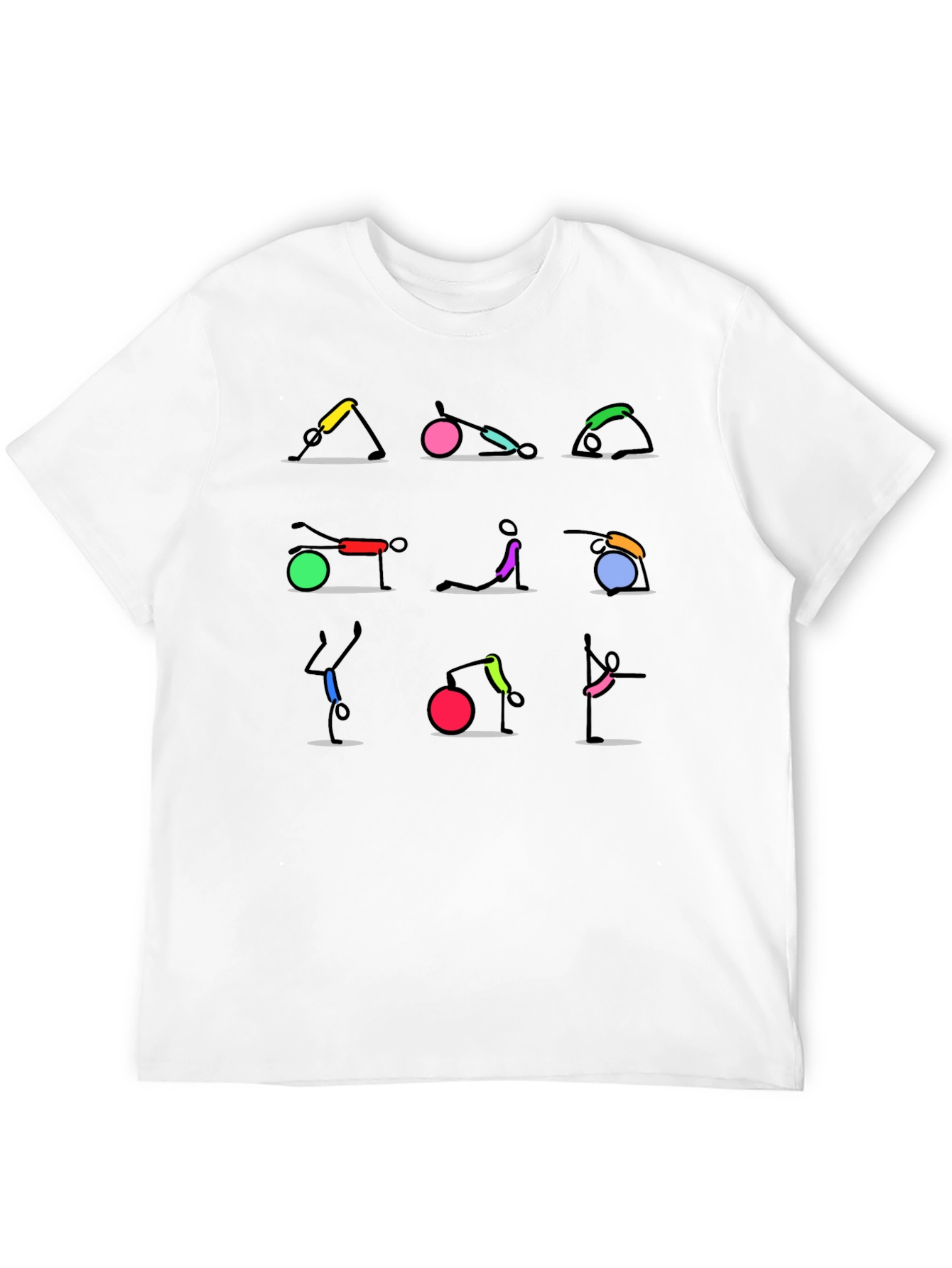 Yoga Pose Graphic T-Shirt
