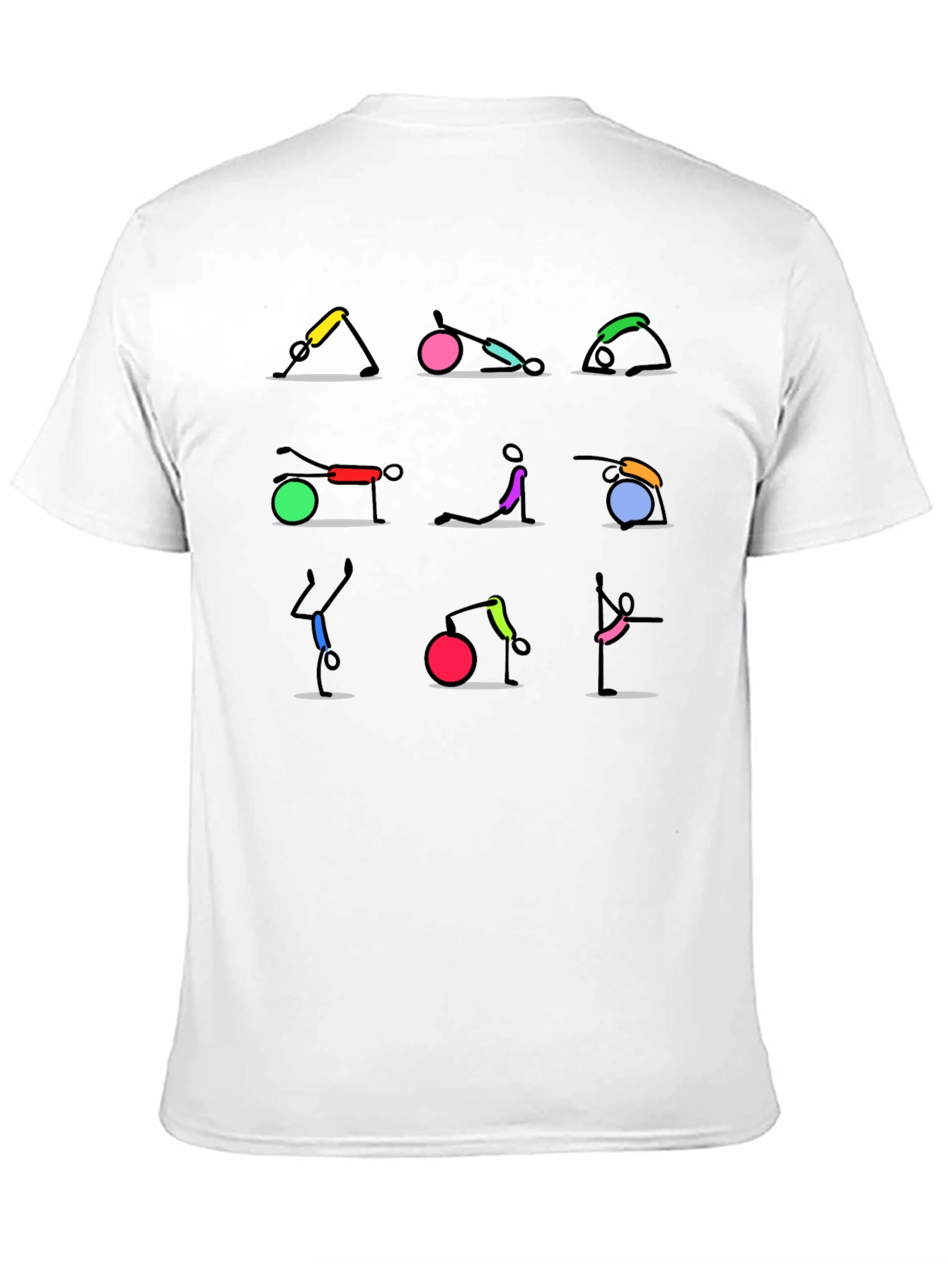 Yoga Pose Graphic T-Shirt