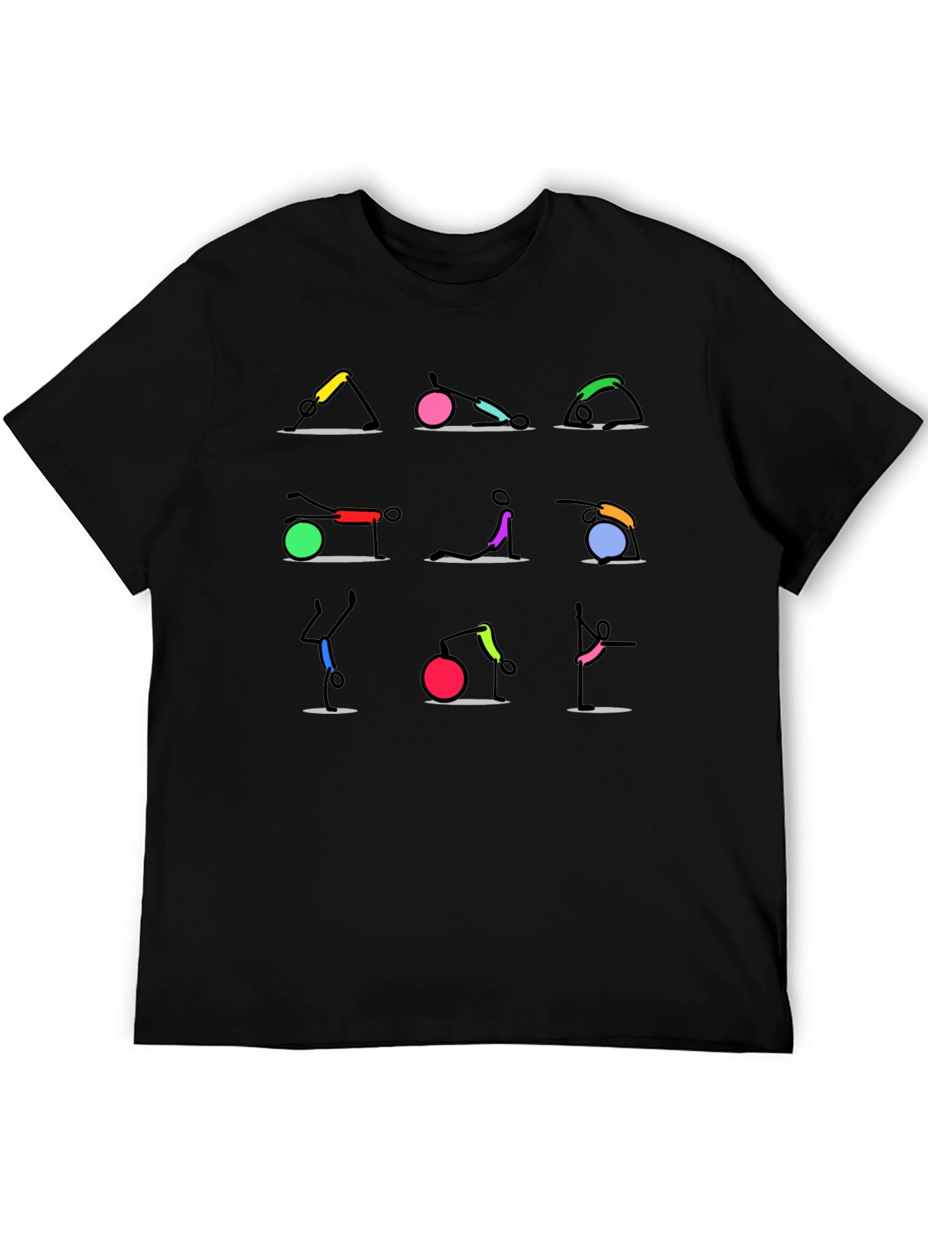 Yoga Pose Graphic T-Shirt