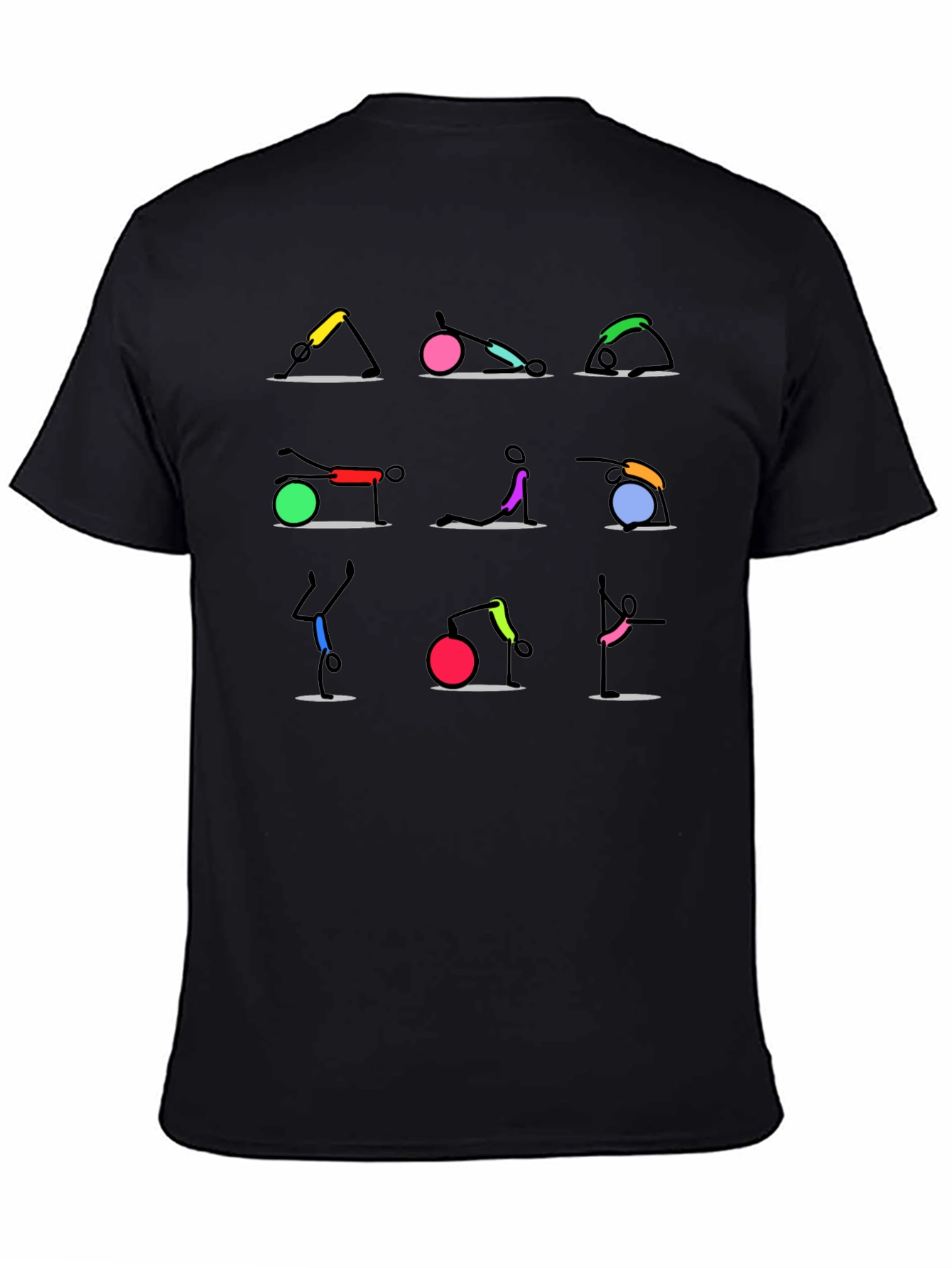 Yoga Pose Graphic T-Shirt