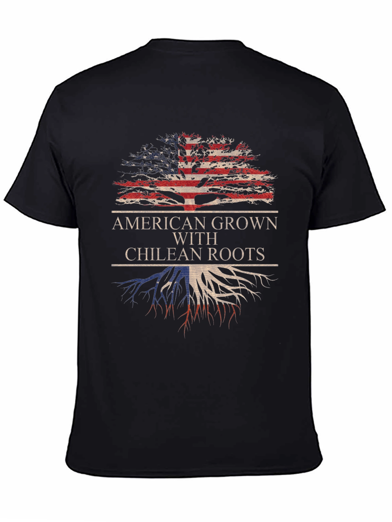 American Grown with Chilean Roots Graphic Tee